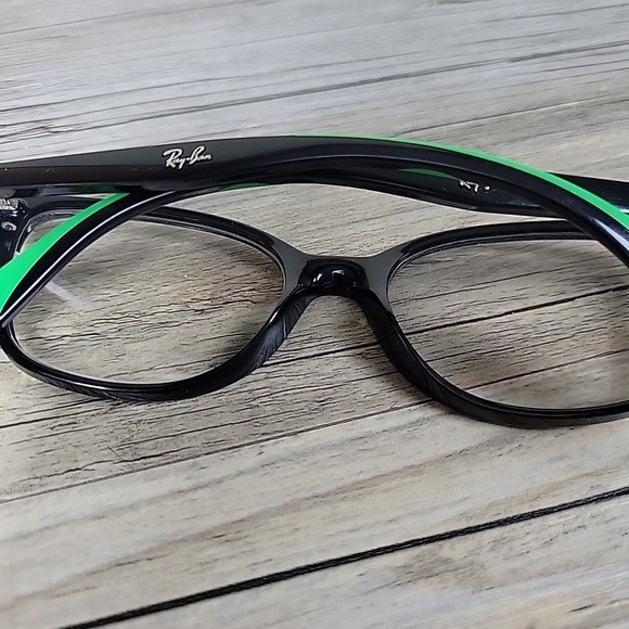Ray-Ban RB1586 3773 Kids‎ Eyeglasses Black Green Frames Only 49-16-130 Full Rim - Picture 10 of 10